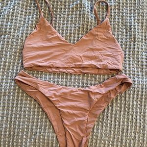 Myra Swim Bikini in mauve pink